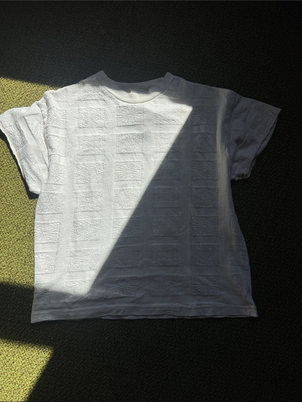 Knitwave White Tee Sz M